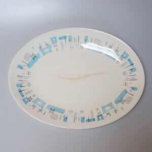 IMPERFECT Blue Heaven Platter 13"x10"